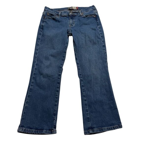 Vintage Roxy Jeans Blue Low Rise Junior Sz 7 - Picture 1 of 12